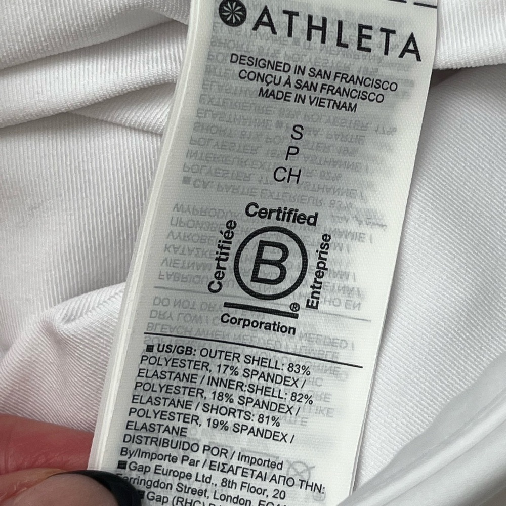 Athleta Ace mesh tennis golf skort white Small - Picture 10 of 12